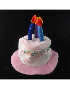 Fun Birthday Hat (Pink/ Blue/ Red)